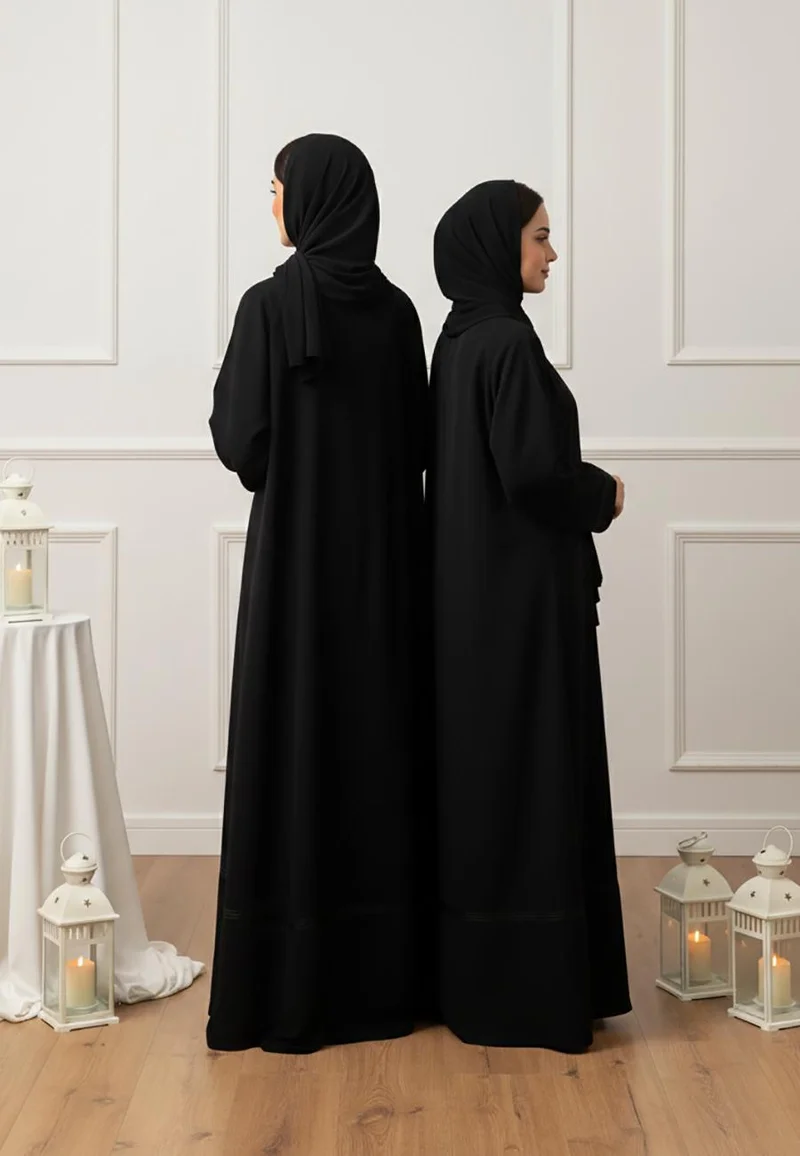 NUKHBAA  The Noor Abaya: Timeless Grace for for Mother & Daughter-809MD  (Dresses are sold individually. To create a matching mom and daughter set, please purchase two items in different sizes) for Women | Best Price UAE